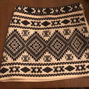 Topshop bohemian mini skirt